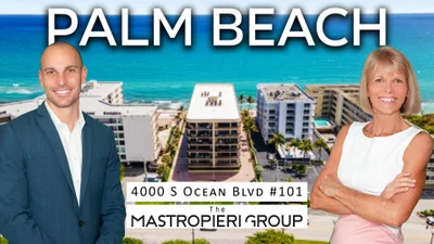 La Pensee Palm Beach Property Tour | 4000 S Ocean Blvd Unit 101